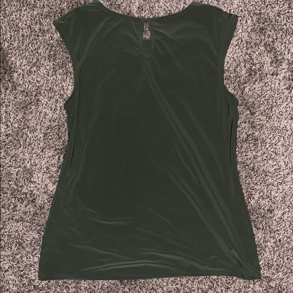 Olive green work top - Picture 3 of 6